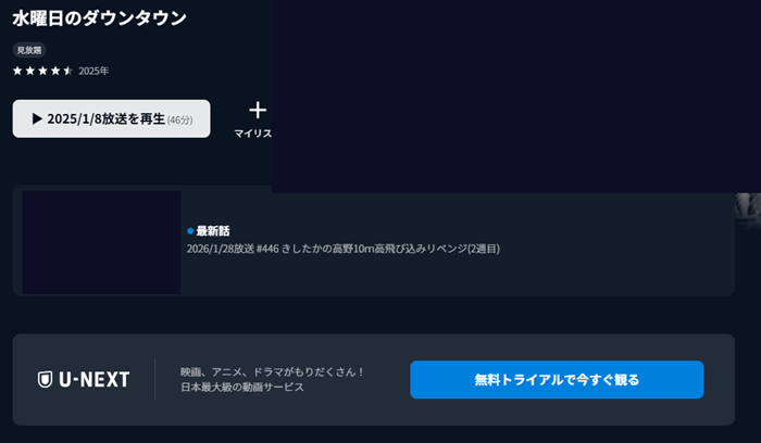 水曜日のダウンタウン